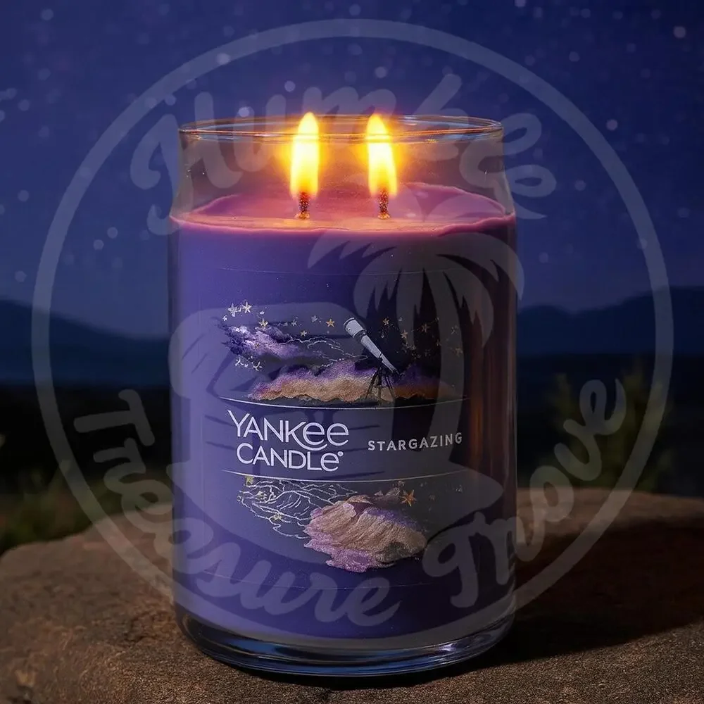 Yankee Candle Stargazing 20 oz 2-Wick Tumbler Lavender, Eucalyptus &‎ Vanilla